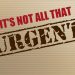 Not urgent